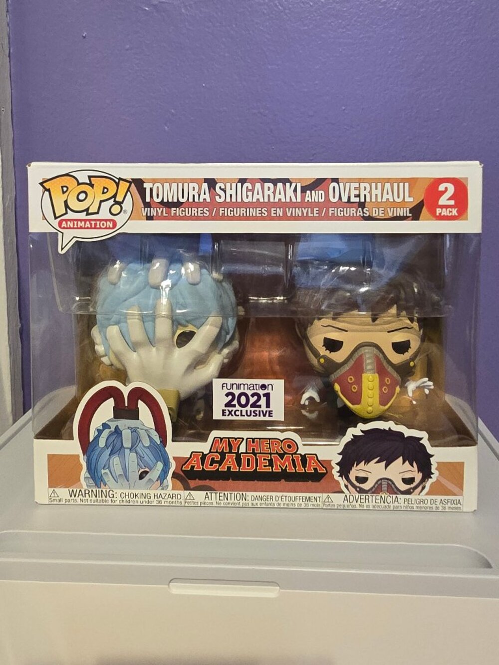 Funko Pop! My Hero Academia Tomura Shigaraki & Overhaul 2 Pack - 2021 Funimation